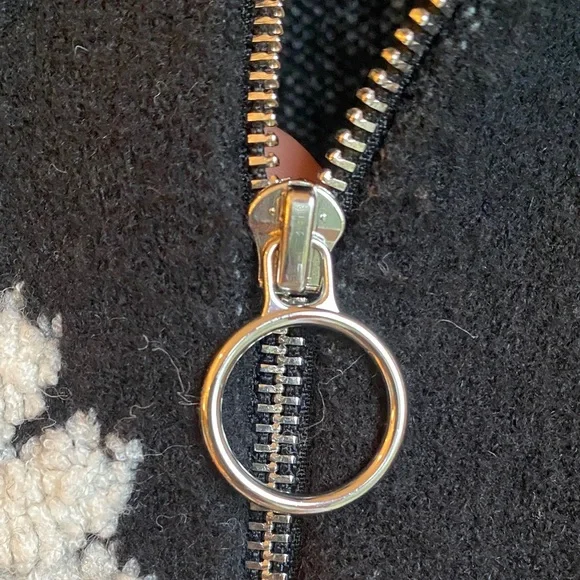 Sandro Floral Trucker-Style Sweater - Picture 7 of 9